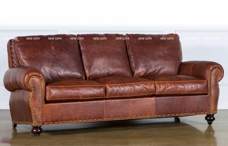 sofa da thật